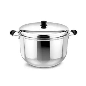 키친아트 지벤 삼중바닥 스텐 곰솥 32cm 찜냄비 찜솥 찜기