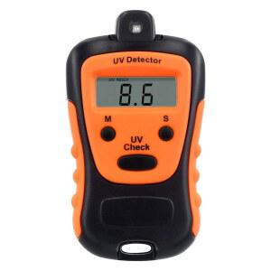 태양 빛 자외선 수준 측정을 위한 강도 측정기, 고정밀 UVA UVB 미터, 광도계 감지기, 1.5v 배터리가 장착된 휴대용 측정기 만나보세요