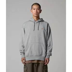 매장정품 DICKIES 디키즈 와펜 스몰 로고 후드티 Heather Grey DK013107CQ8 1467080