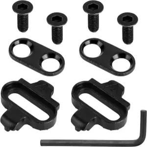 시마노 MTB SPD SM-SH51 및 룩 엑스트랙 페달 부품과 호환되는 실내 사이클링용 블랙 바이크 클립 교체