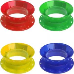 QIXIAMO 낚싯줄 코일링 플레이트 와이어 감김 릴 플라스틱 손잡이 원형 메인 보드