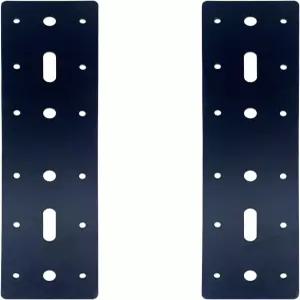 2PCS 11인치 X 3인치 스트레이트 강판 연결 브래킷 I 스트랩 금속판 수리 하우스 가구 파빌리온 프레임에