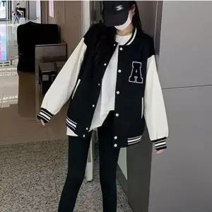 친절한탄씨 1컬러 여성 야구점퍼 LK-J034 점퍼 야상 패딩 바람막이 야구점퍼