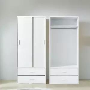 위즈W 800 슬라이딩 서랍 옷장 MD5417