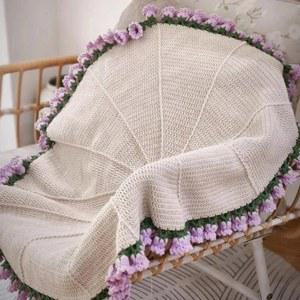 호환 DIY 로맨틱 장미 꽃다발 담요 수제 꽃다발 담요 크로 셰 뜨개질 짠 담요 교체 꽃다발 크리 에이 티브 선물 수제