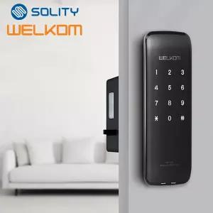 [무료설치] WR-101 비밀번호전용 0초즉시잠금 번호키 허수 생활방수 현관 도