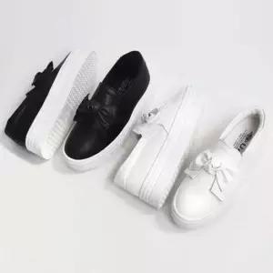 키높이 편안 슈즈 리본 슬립온 여성 신상 단화 신발