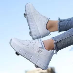 운동화 신발 휠리스 성인용 스케이트화 롤러슈즈 경량 바퀴 히든휠