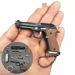 베레타 권총 풀메탈 M92 모형 모델건 키홀더 에어소프트건 키링 총