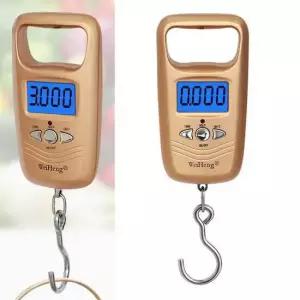 여행 공항 휴대 용 캐리어 무게 측정 포켓 손 저울