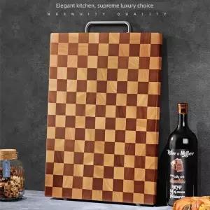 두꺼운 주방 도마 우드 나무도마 대형 바둑판 체스 체크도마