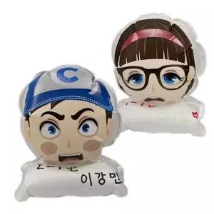 [하프클럽/브이와이]얼굴풍선 표정 스티커 색칠놀이 꾸미기