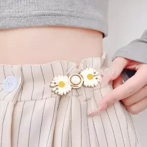 청바지 치마 정장 허리 줄임 수선 꽃무늬 단추 조절핀 벨트 스커트 버클 허리띠 조절 장식