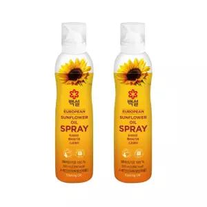 백설 유러피안 해바라기유 스프레이 200ml x2개