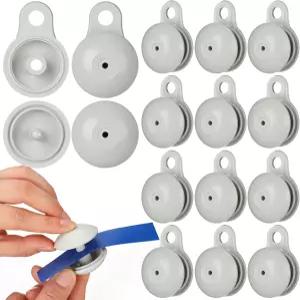 AceOrbit 12개 2.17 x 1.57 인치 태양광 커버 릴 부착 클립 수영장 블랭킷 유니버설 인그라운드 접지