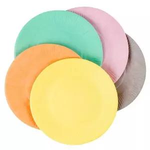 [하프클럽/브이와이]종이접시 칼라 유치원만들기(텔혼합)(10개입)