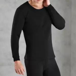 [하프클럽/옷자락]남성 수면복 따뜻한 기모 내의 세트