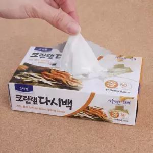 고퀄리티   국물우리기 다시백 크린랩 티백