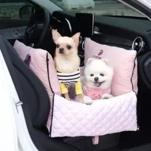 (패리스독) 꿀잠카시트/강아지/캐리어겸용카시트/캐리어카시트/콘솔카시트/쿠션카시트/개카시트/멍멍이