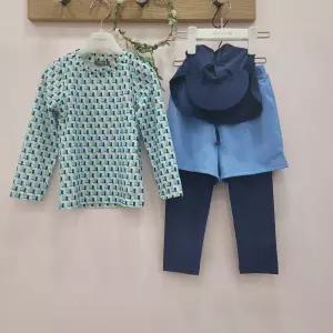 [레노마키즈][충주모다]페리미츠 유아키즈초등남아 썸머보트래쉬가드세트(