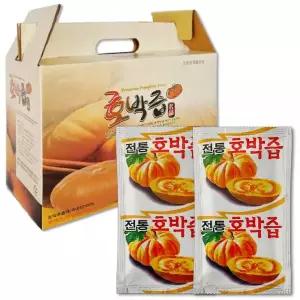 호박즙 1박스55포 할인행사 2박스구매시 20팩 추가증정 국내산 늙은호박즙 선물세트 가족 명절 친정 설날