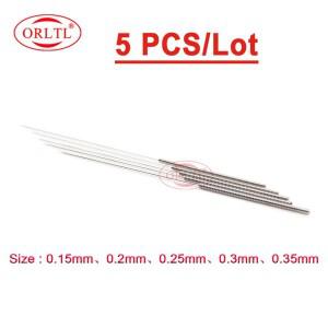 5PCS ORLTL 디젤 인젝터 노즐 카본 클리닝 도구 오일 제트 스프레이 제거 클린 스틸 니들