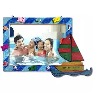 [하프클럽/브이와이]만들기대장 여름배 여름 액자 만들기