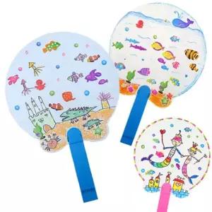 [하프클럽/브이와이]바다 피리부채 만들기 여름만들기 포장)(5인용