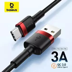 [호환] Baseus USB C 타입 케이블, 화웨이 아너, , 슈퍼 차지, 고속 충전, 충전기, 데이터 와이어 코드