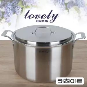키친아트 통3중러블리곰솥 스텐곰통 대곰솥 삼계탕냄비 스텐레스냄비 모든열원사용가능