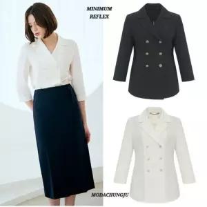 [미니멈]MD 카라넥 더블 루즈 더블 자켓 MD MYBAWJ4180_CJ