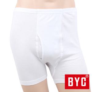 BYC 남성 순면 드로즈 팬티 흰색 화이트 빅사이즈 사각 백색 소변구 주니어 무색 90~110 BYC2213