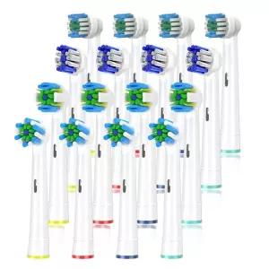 바른이케어 호환 오랄비 전동칫솔모 EB17 EB20 EB25 EB50 리필모 16개입 4종패키지 리필