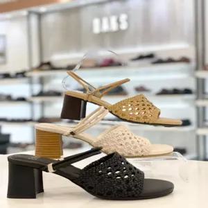 [닥스] 여성 6cm 메쉬 꼬임가죽 쿠션창 뮬 겸 샌들 did206