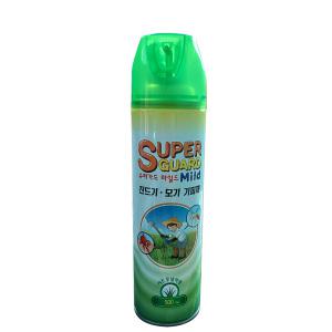 모기약 모기퇴치제 해충기피제 진드기 모기기피제 슈퍼가드 마일드에어로솔 대용량 500ml x 1개