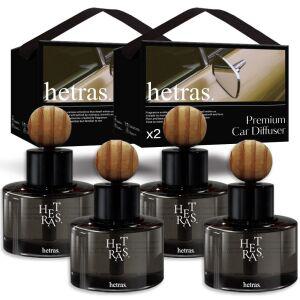 헤트라스 디퓨저 차량용 디퓨저 77ml 플라워파크향 4개입 선물세트