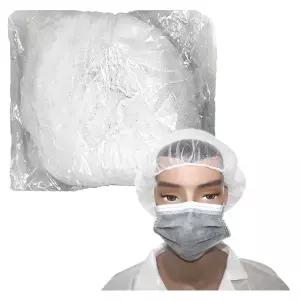 [나노가드] 망사 넷캡 일회용 부직포 위생모 1000매입(100매x10팩) - 위생모자 방진모 조리모