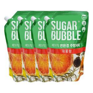 슈가버블 주방세제 자몽 1.2L x4