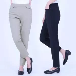 여름 여성 고무줄바지 냉감 아이스 골프 웨어 쿨링 팬츠 쿨맥스 편한 스판 기능성 팬츠