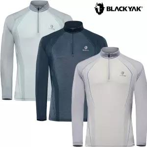 블랙야크 남성 등산 티셔츠 여름 냉감 긴팔 집업 스판 기능성 . M프리즈아이스2집업티 1BYTSM4017