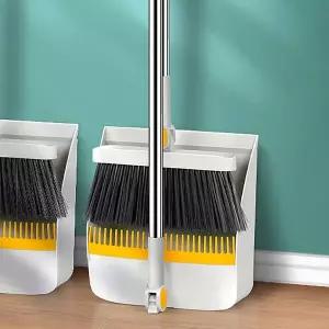 클린홈 빗자루 쓰레받기 세트 미용실 긴 WC531D8