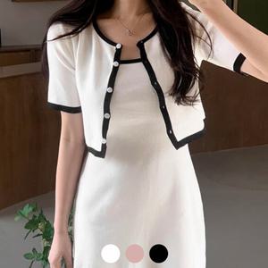 [귈림] (2종SET)끈나시 미니원피스+ 크롭 가디건(G4MOP162P)