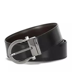 [페라가모] 간치니 양면 프리컷팅 67 9781 TMORO NERO 776320 남성 벨트