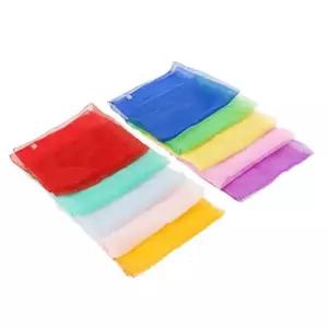 어린이집 간단 신체놀이 감각놀이 보들촉감 10가지 칼라 스카프 캠프 가족게