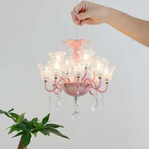 미니 마카롱 샹들리에 아이방 공주 인테리어등 식탁등 6구