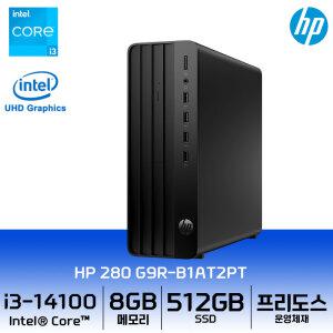 HP Pro SFF 280 G9R-B1AT2PT 데스크탑 i3-14100/8GB/512GB/FD 미니 슬림 인텔 가성비