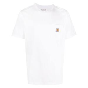 [럭스댓] 국내 칼하트 I030434 포켓 로고 패치 반팔 티셔츠