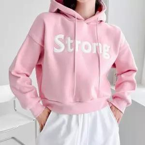 [하프클럽/]여자 크롭후드티 가을 티셔츠_WT33365