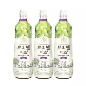 [하프클럽/CJ제일제당]쁘띠첼 미초 청포도 900ml x3개