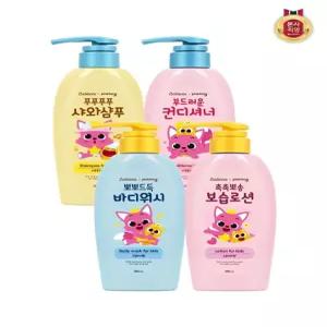 베비언스 핑크퐁 샴푸/워시/컨디셔너/로션 380ml X 2개 4종중 택1